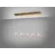 Pendul LED Schuller Austral, 26W, liniar, auriu, transparent