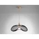 Pendul Schuller Forma, 1xE27, auriu, negru