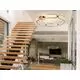Plafoniera LED Schuller Colette, 65W, auriu roz, opal, dimabil, telecomanda