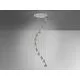 Pendul LED Schuller Aquaria, 48W, crom, transparent