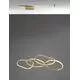 Pendul LED Nova Luce Girish, 50W, auriu