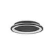 Plafoniera LED Nova Luce Oggy, 30W, negru nisipiu