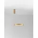 Pendul LED Nova Luce Perrine, 30W, auriu
