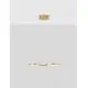 Pendul LED Nova Luce Magnus, 28W, auriu antic