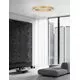 Plafoniera LED Nova Luce Morbido, 60W, auriu antic, telecomanda, Smart control App