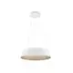 Pendul LED Nova Luce Alba, 50W, alb nisipiu-auriu