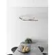 Pendul LED Nova Luce Ginevra, 45W, negru nisipiu