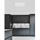 Plafoniera LED Nova Luce Morbido, 50W, alb nisipiu, telecomanda, Smart control App