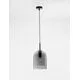 Pendul Nova Luce Velor, 1xE27, fumuriu, negru