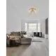 Plafoniera LED Nova Luce Gatlin, 28W, auriu alama, dimabil