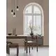Pendul Nova Luce Veda, 3xG9, negru-transparent