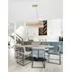 Candelabru cristal Nova Luce Crown, 10xG9, auriu satinat-transparent