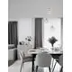 Pendul Nova Luce Coen, 3xG9, auriu antic-transparent