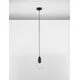Pendul Nova Luce Veda, 1xG9, negru-transparent