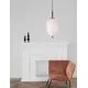 Pendul Nova Luce Lato,, 1xE27, D270, negru-opal