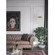 Aplica cristal Nova Luce Crown, 1xG9, auriu satinat