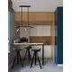 Lustra Nova Luce Pogno, 3xGU10, auriu-negru, arcuit