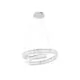 Pendul cristal LED Nova Luce Conceto, 50W, crom-transparent, spirala