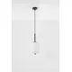 Pendul Nova Luce Lato, 1xE14, D 165, negru-opal