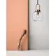 Pendul Nova Luce Irvine, 1xE27, auriu antic-transparent
