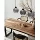 Pendul Nova Luce Palmer, 3xE27, fumuriu-negru