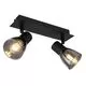 Plafoniera tip spot Globo Lighting Claude, 2xE14, negru mat