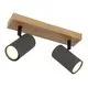 Plafoniera Globo Lighting Robby, 2xGU10, maro, negru