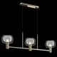 Pendul Maytoni Vision, 3xE14, auriu-transparent