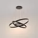Pendul LED Maytoni Rim, 115W, 3000k, negru
