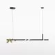 Pendul LED Maytoni Tau, 42W, auriu-negru