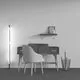 Lampadar LED Maytoni Tau, 13W, negru-transparent