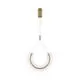 Pendul LED Maytoni Maya, 18W, auriu