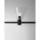 Proiector LED structura magnetica Nova Luce Cocktail, 5W, negru nisipiu, IP20