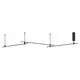 Structura magnetica Nova Luce Cron, 100W, negru, IP20