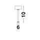Element de suspendare sina magnetica Nova Luce Tint, H10, negru nisipiu