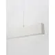 Bagheta LED Nova Luce Gent, 3000K, 40W, alb nisipiu, IP20
