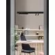 Proiector cu LED sina magnetica Nova Luce Loce, 2x5W, negru nisipiu, IP20