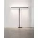 Lampadar LED Nova Luce Gal, 60W, dimabil, negru nisipiu, IP20