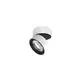 Spot mobil LED Nova Luce Cotto, 20W, 3000K, D95 mm, alb-negru