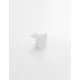 Element de capat sina 4 fire Nova Luce Track Accessories, alb