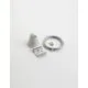 Kit cablu suspendare sina 4 fire Nova Luce Track Accessories, baza conica, alb