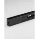 Sina cu capete incluse pentru proiectoare/corpuri de iluminat, 2 fire, Nova Luce Track Accessories, aplicata, 2m, negru