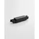 Element intermediar liniar de conectare sina 4 fire Nova Luce Track Accessories, negru