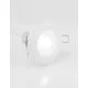 Spot fix Nova Luce Tex, 1xGU10, D93 mm, alb, incastrat, IP44
