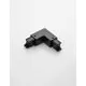 Element intermediar L de conectare sina 4 fire Nova Luce Track Accessories, negru