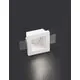 Spot fix Nova Luce Cosimo, 1xGU10, 80x80 mm, alb, incastrat, trimless, 9879110
