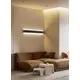 Aplica LED AZzardo Galasso, 40W, negru, IP44