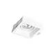 Spot fix Nova Luce Vitale, 1xAR111, 21x21 cm, alb, incastrat, trimless