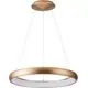 Pendul LED AZzardo Antonio, 32W, auriu, dimabil, telecomanda