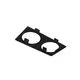 Rama spot fix aplicata Nova Luce Cid, negru nisipiu, 6205